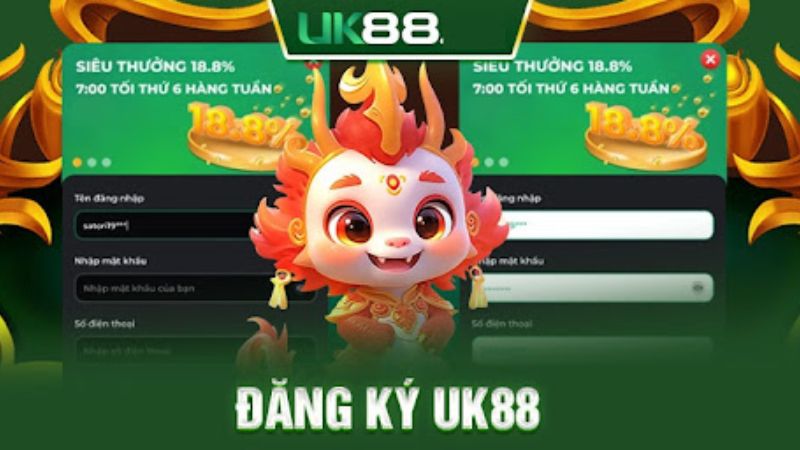 Đăng ký tài khoản Uk88 là một quá trình không quá phức tạp