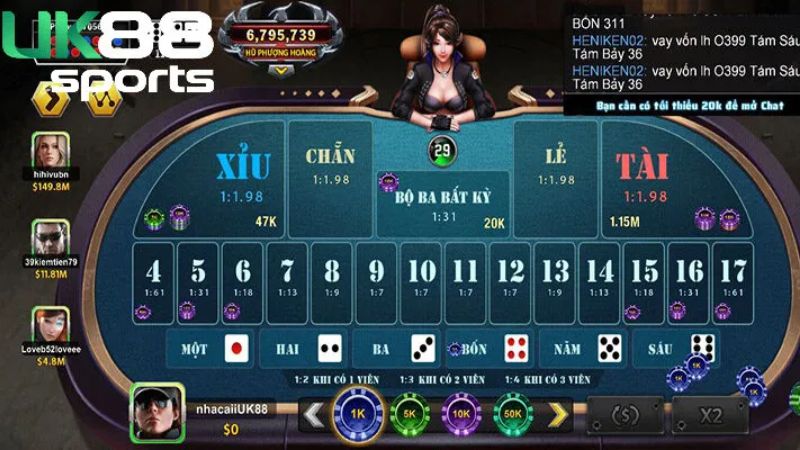 Đến Uk88 ngay để chiến game tài xỉu hấp dẫn này ngay thôi nào