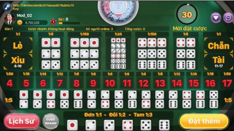 Uk88 cung cấp một nền tảng trực tuyến tiện lợi giúp bạn có thể chơi tài xỉu bất cứ lúc nào